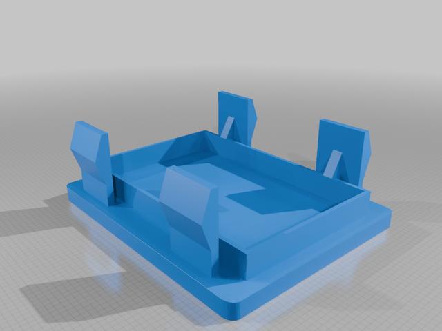 Toyota Landcruiser 80 Series Eletric Mirror switch cover 3D model thumbnail