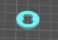 Black ball insert 3D model thumbnail