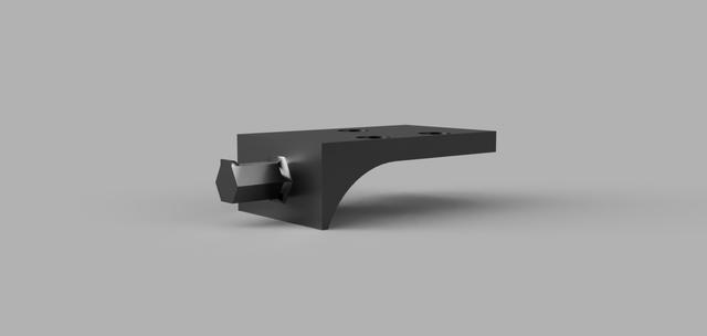 Ender 3 v3 se HexScraper left side hook 3D model thumbnail