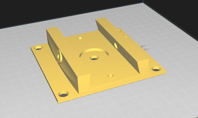 Direct Dovetail Plate 3D model thumbnail