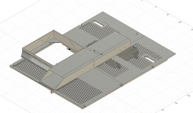 Flashforge Adventurer 5M Pro Back Panel true cold air 3D model thumbnail