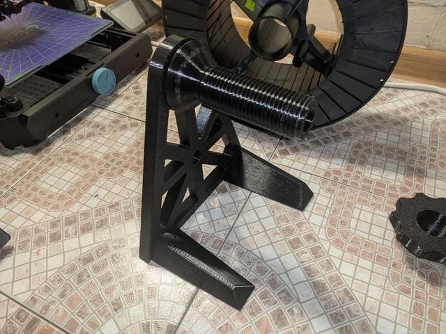 D300 Low Friction Freestand Spool Holder 3D model thumbnail