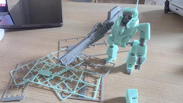 JR Mobile Suit – Civilian Use MS kit (Z Gundam Era Inspired) 3D model thumbnail