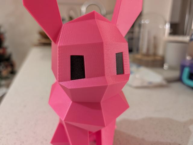 Low-Poly Eevee 350% w/ eyes 3D model thumbnail