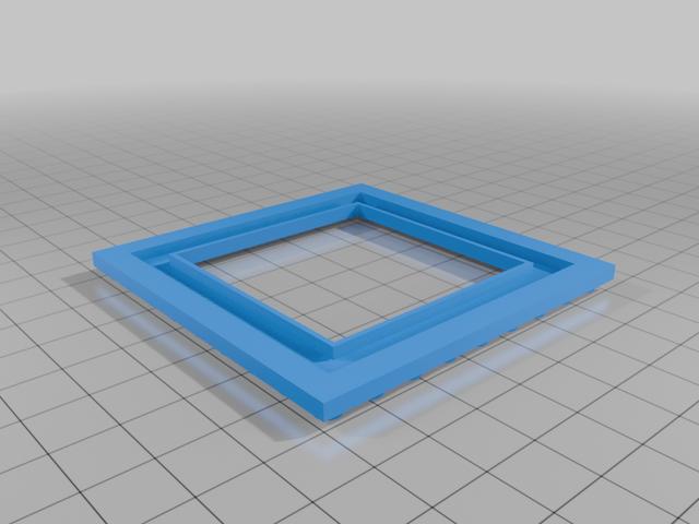 8X8 to 9X9 stud patern for Lego vacuum engin (4valve)  3D model thumbnail