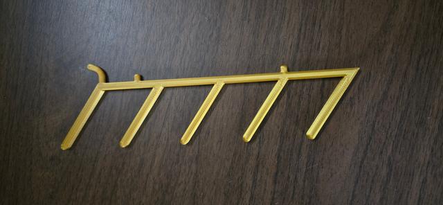 Pegboard Thread Spool organizer 3D model thumbnail