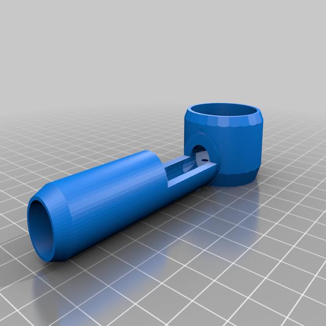 PL1/2Q Carbon fibre tube arm modification 3D model thumbnail