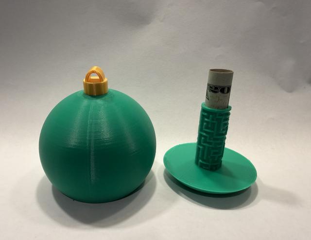 Christmas Ornament Puzzle Box 3D model thumbnail