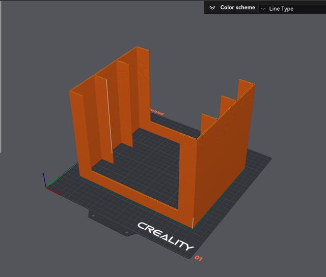 3D Printed Shelving for Gridfinity Cases Light 3D model thumbnail