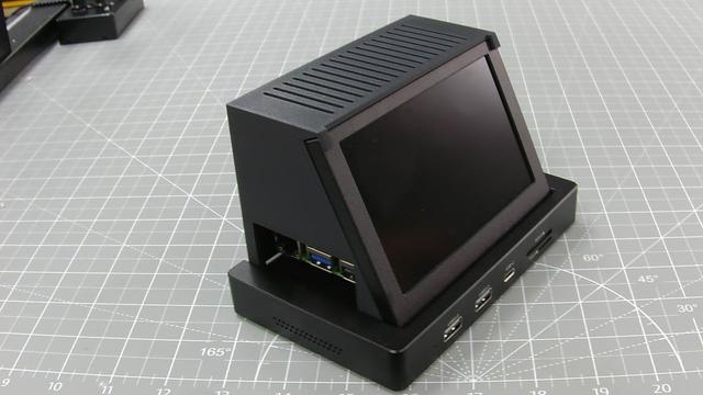 Kogoda Raspberry Pi Flip Up Monitor Screen Stabilizer and Enclosure 3D model thumbnail