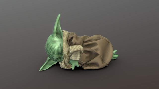 Mandalorian - Grogu ( So tired ) 3D model thumbnail