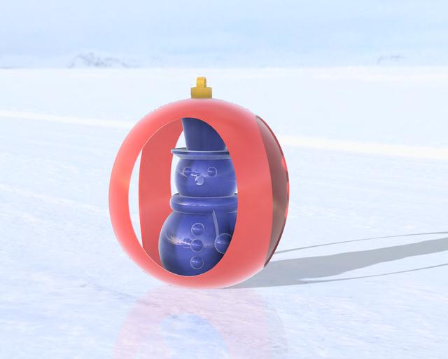 reconfigurable christmas ball 3D model thumbnail