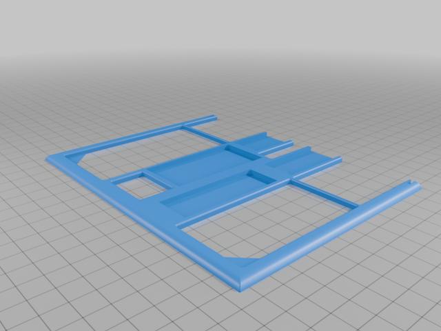 Terraforming Player Mats in 2 parts that connect (A1 Mini) 3D model thumbnail