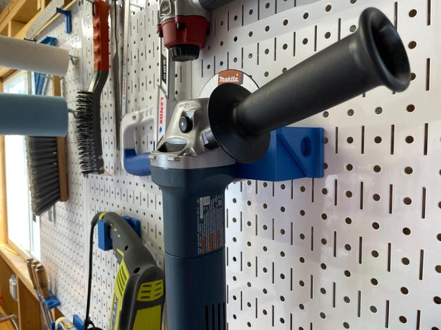 Angle Grinder Mount for Wall Control 3D model thumbnail