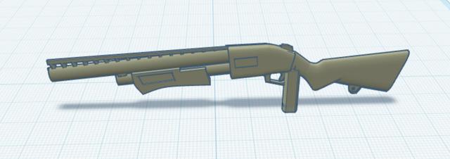 dummy 13 fortnite pump 3D model thumbnail
