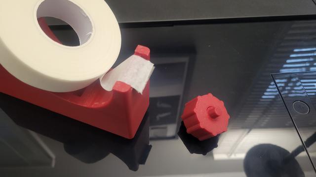 1-1/2 Inch Adapter for Gridfinity tape dispenser 3D model thumbnail