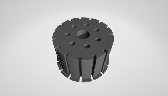 Gear Quenching Press 3D model thumbnail