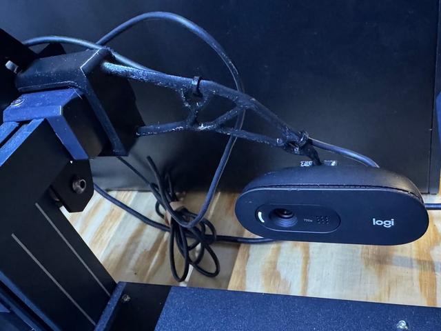 Elegoo Neptune 3/(4) Pro Plus Max Logitech Webcam Bracket 3D model thumbnail