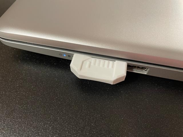 SD Card Grip Laptop 3D model thumbnail