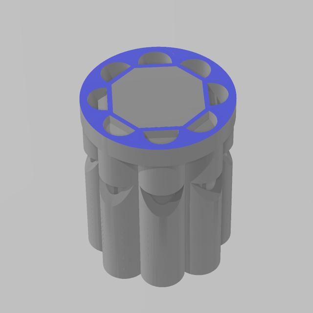 Octawhistle 3D model thumbnail