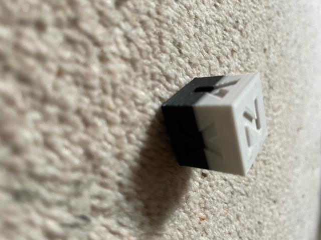 Multicolour 20mm cube 3D model thumbnail
