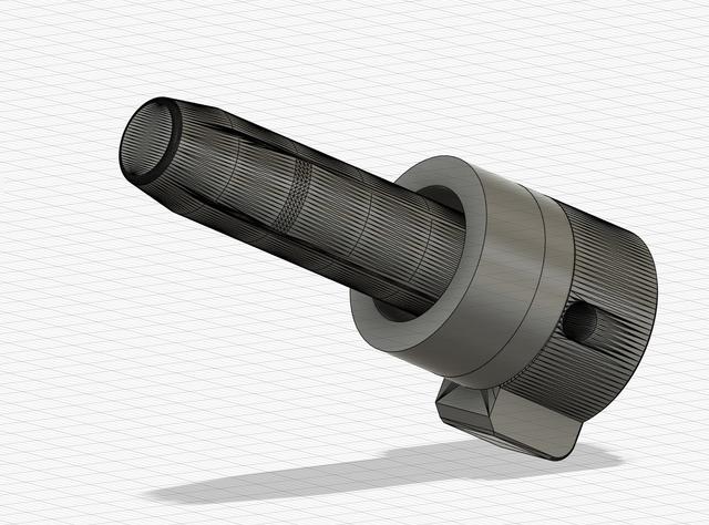 Vulture Spring Spacer 3D model thumbnail