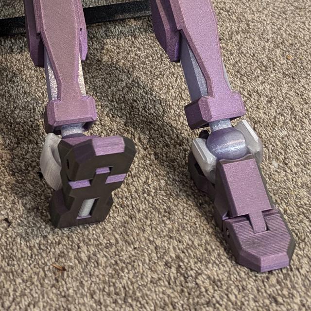 600% Feet 3D model thumbnail