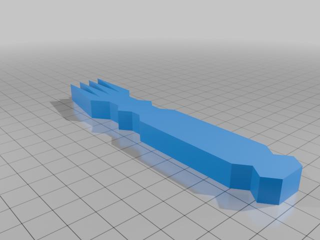 fork 3D model thumbnail