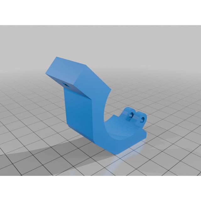 Speaker Tripod Vesa Mount Clamp Beefed Up 3D model thumbnail