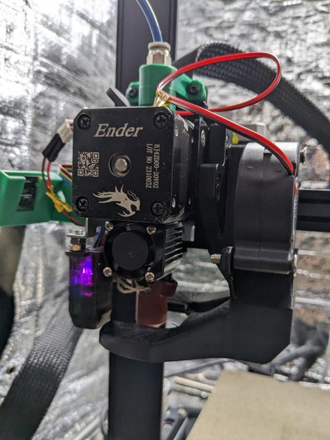 Ender 3 V3 SE 5020 Fan for K1 hotend 3D model thumbnail