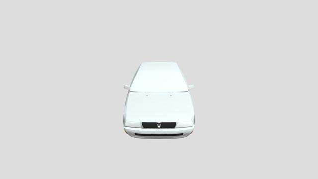 Maserati Quattroporte IV lowpoly for 3D-printing 3D model thumbnail