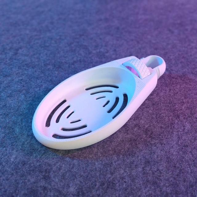 20mm Shower Bar Soap Tray (remix) 3D model thumbnail