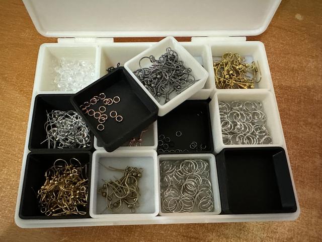 Organizer Box (BoxBin 19x38) 3D model thumbnail