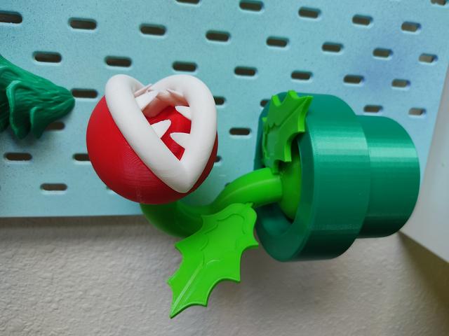 Piranha Plant for Skadis, Mario 3D model thumbnail