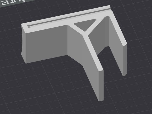 The Laptop Saver IKEA Hilver Mount 3D model thumbnail