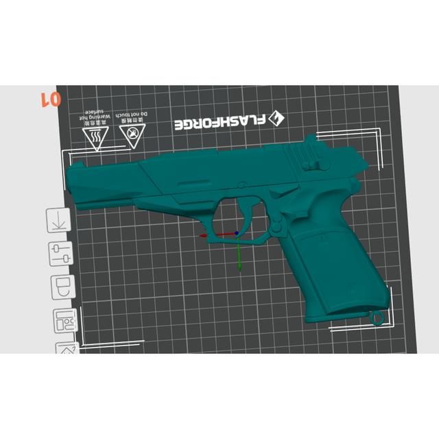 Gundam 0079 Earth Federation Force Pistol  3D model thumbnail