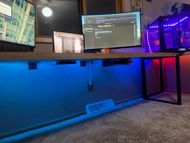 PS5 Digital Stand Under desk catagory 3D model thumbnail