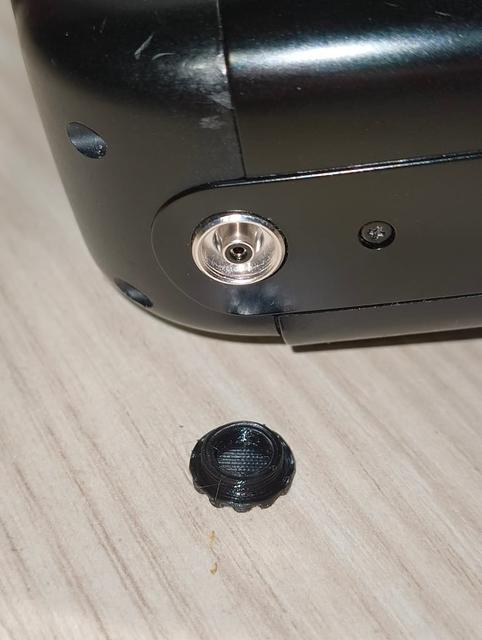 PC Flash and remote control terminal socket cover cap for Canon EOS film cameras 3D model thumbnail