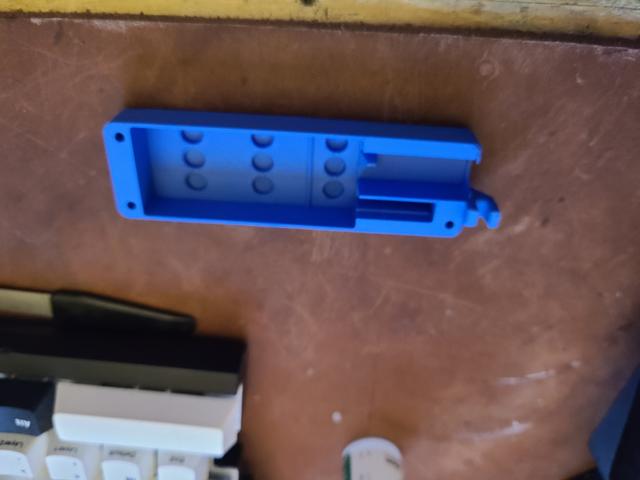 Bowden Speed Loader main body, 6x2 mm magnets 3D model thumbnail