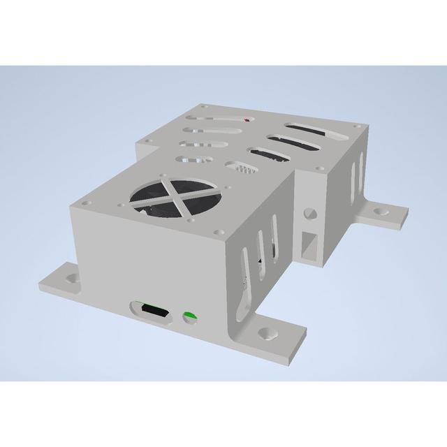 Case for Stratux ADSB / FLARM permanent installation 3D model thumbnail