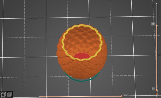Hollow Dragon Egg (remix) 3D model thumbnail