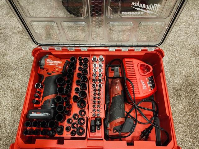 Milwaukee large Packout Custom Impact Socket Insert 3D model thumbnail