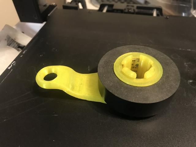 tape caddy retainer plate 3D model thumbnail