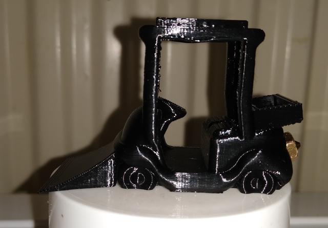 Nozzle buggy with scraper 3D model thumbnail