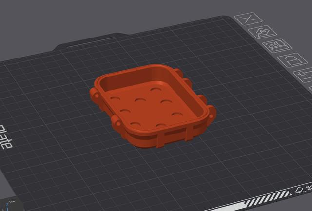 18650 Battery Box Lid That Fits Button Top 3D model thumbnail