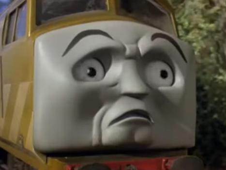 Diesel 10 sad face 3D model thumbnail