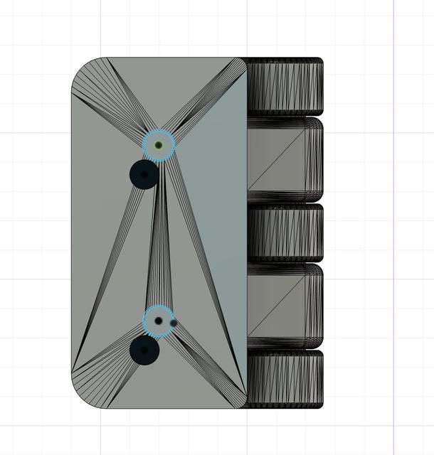 AD5M Hinge Fix Flashforge Adventurer 5m Hinge Prevents Door Hitting Screen And Left Trim. 3D model thumbnail