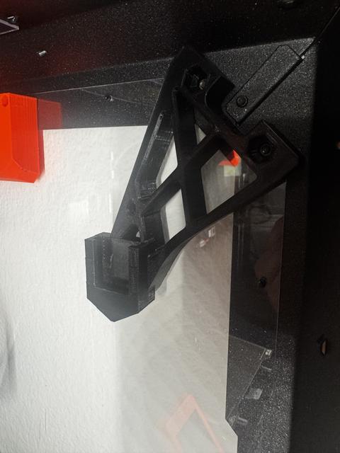 Filament Roller Holder for Prusa Mini Enclosure 3D model thumbnail