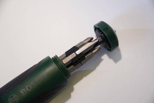 Bit storage inside screwdriver (LTT style) 3D model thumbnail