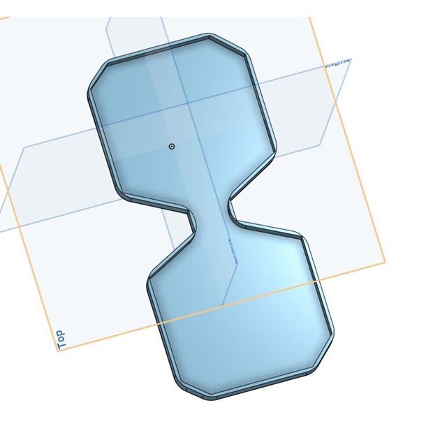 Mitsubishi Destinator Cup holder Mat ( TPU) advised  3D model thumbnail